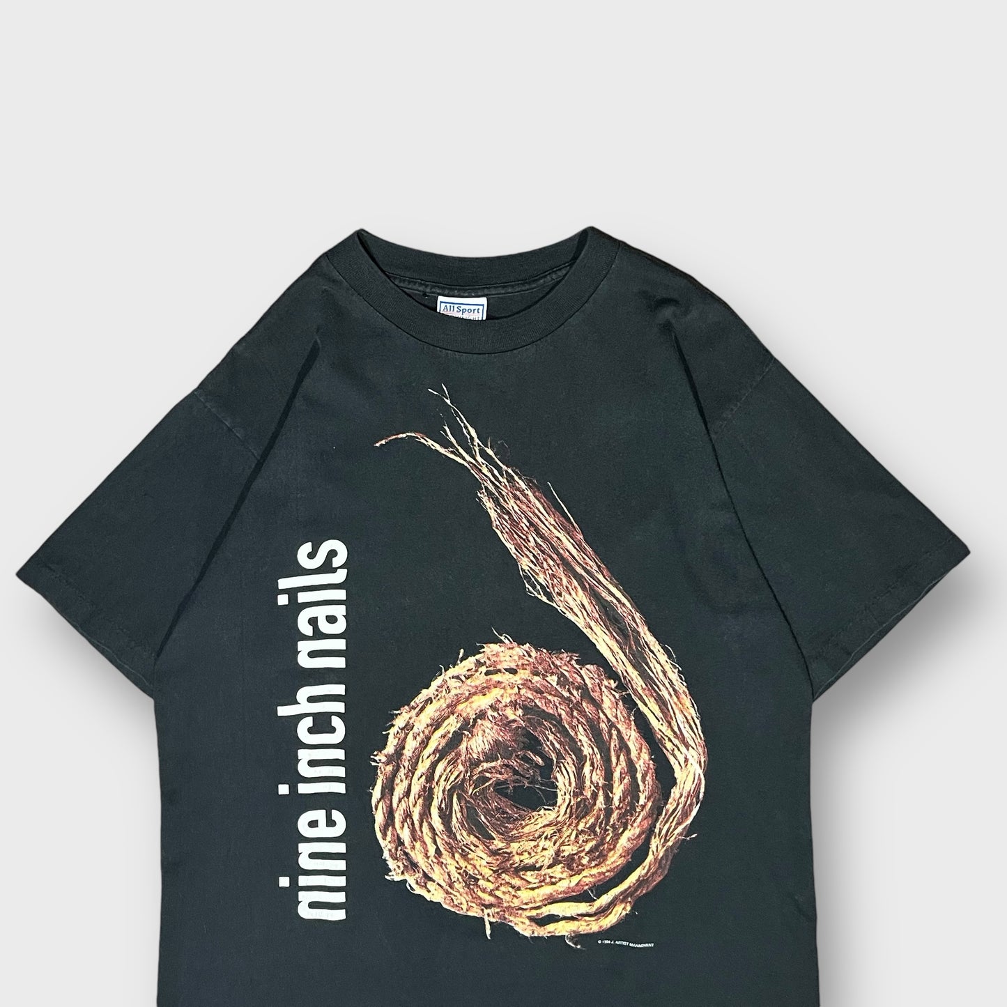 1994 NINE INCH NAILS
“the downward spiral” band t-shirt