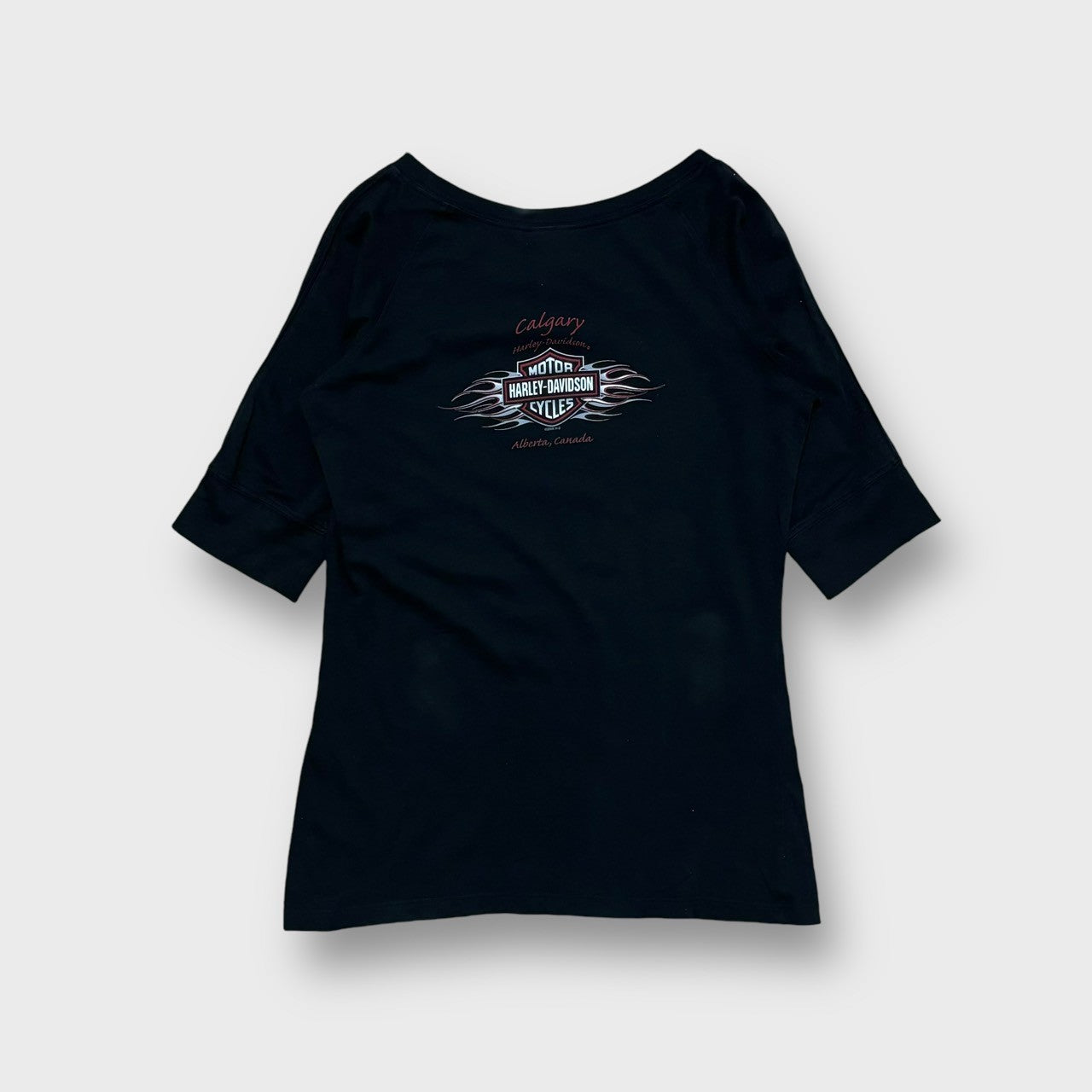 "Harley-Davidson" rhinestone design t-shirt