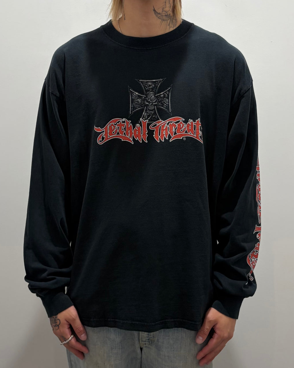 00’s “LETHAL THREAT”
l/s t-shirt XLARGE