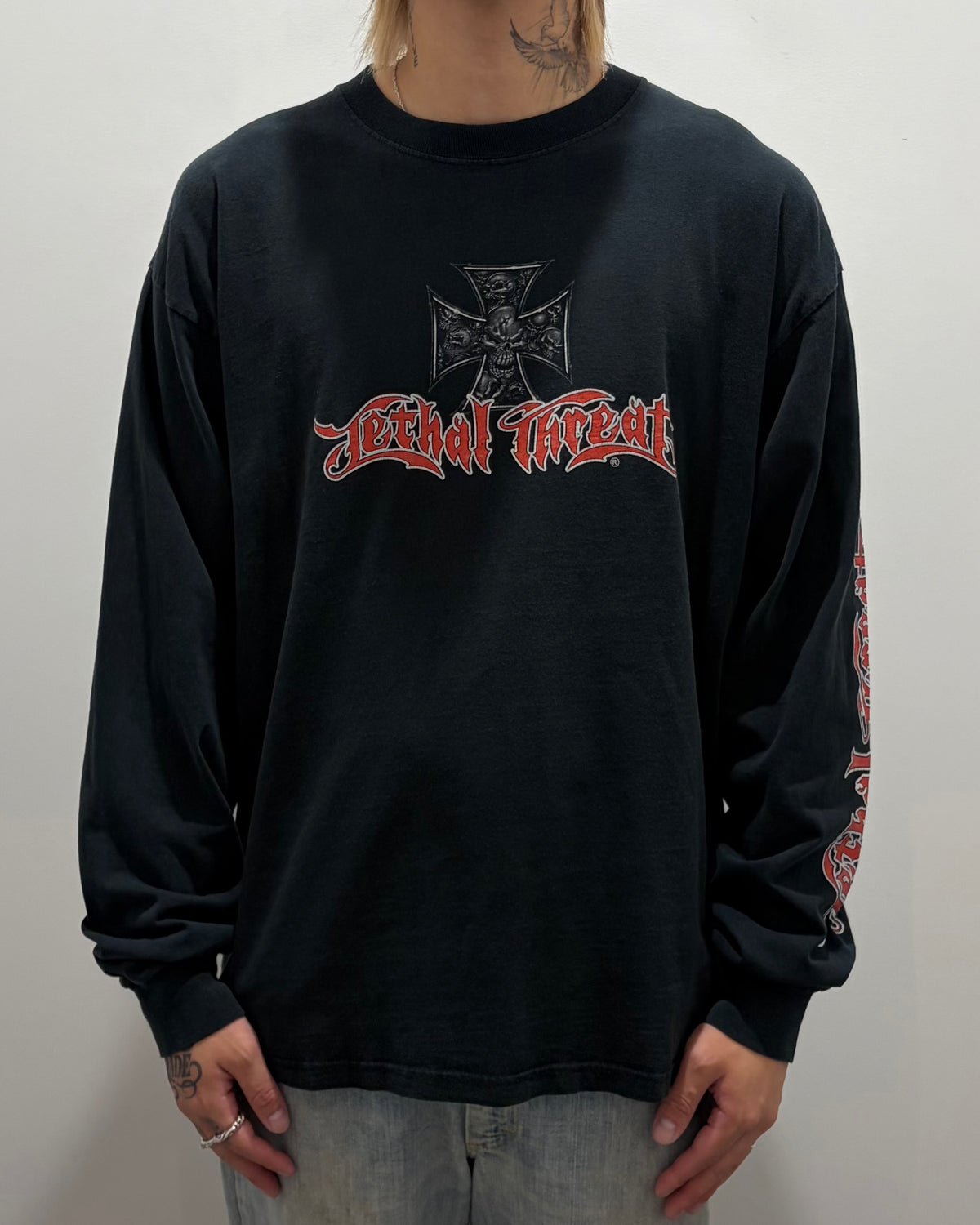 00’s “LETHAL THREAT”
l/s t-shirt XLARGE