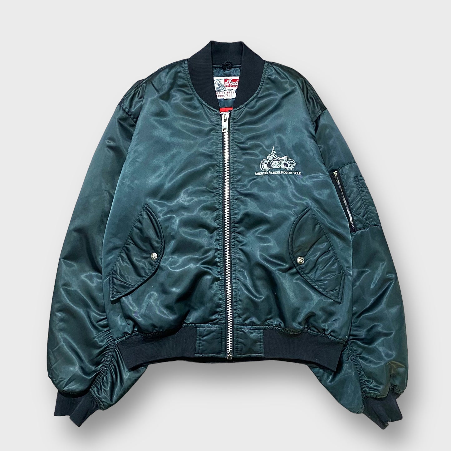 80’s "Indian motorcycle"MA-1 bomber jacket