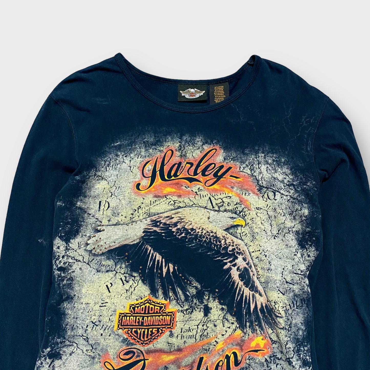 "Harley-Davidson" Eagle design l/s t-shirt