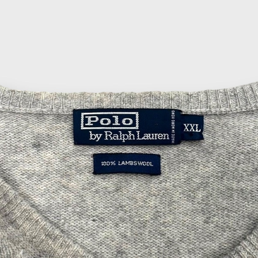 90's "Polo Ralph Lauren" V-neck knit