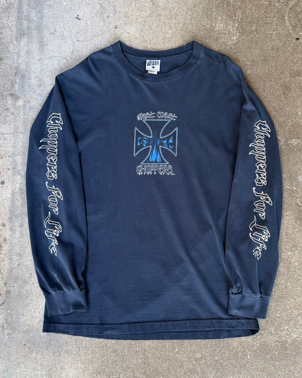 90’s-00’s “WEST COAST CHOPPERS” l/s t-shirt LARGE