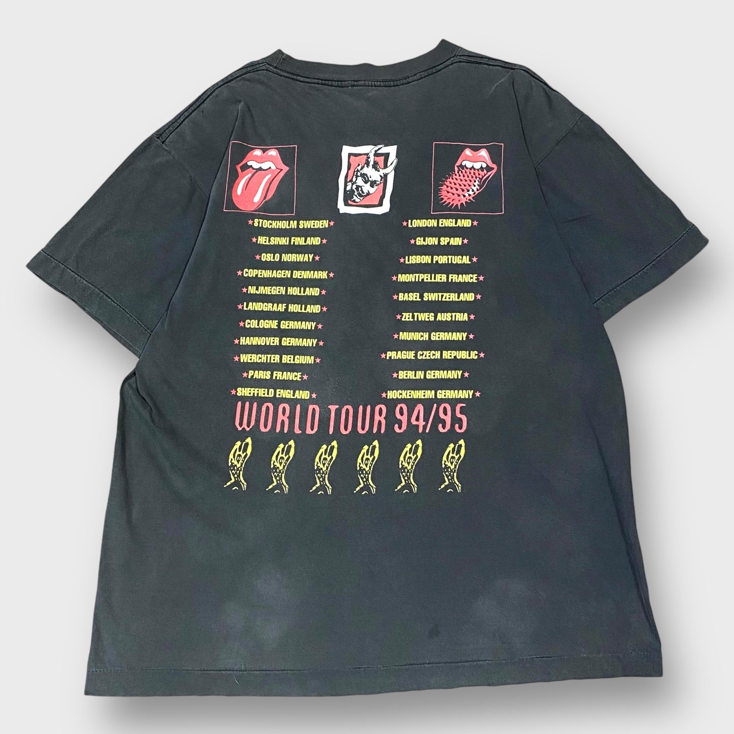 1995's "Rolling Stones" Voodoo Lounge tour t-shirt