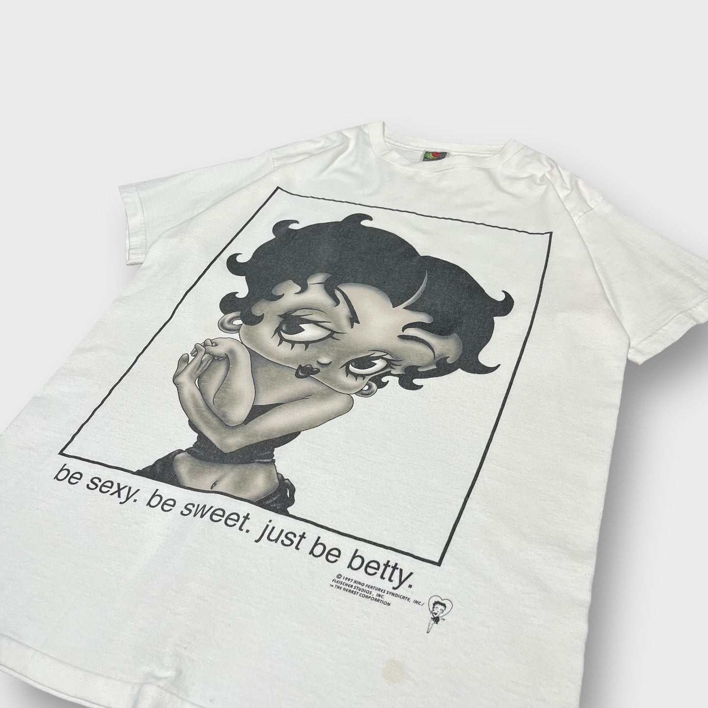 1997 “BETTY BOOP”
be sexy. be sweet. just be betty. character t-shirt