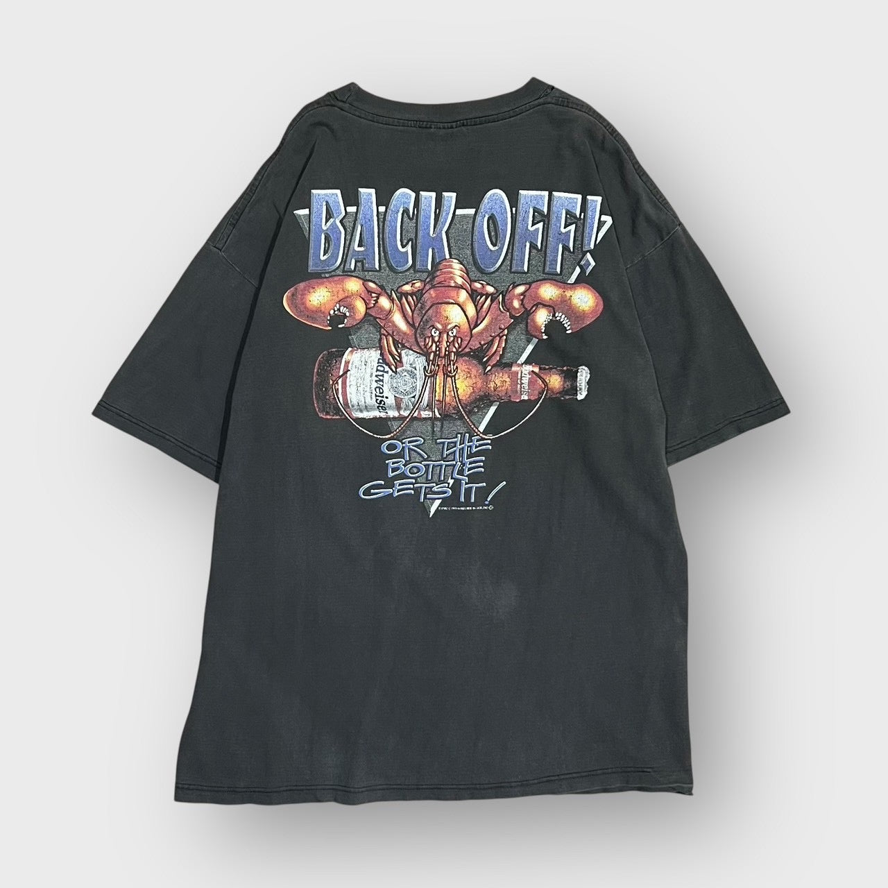 90’s “Budweiser”
“lobster” company t-shirt