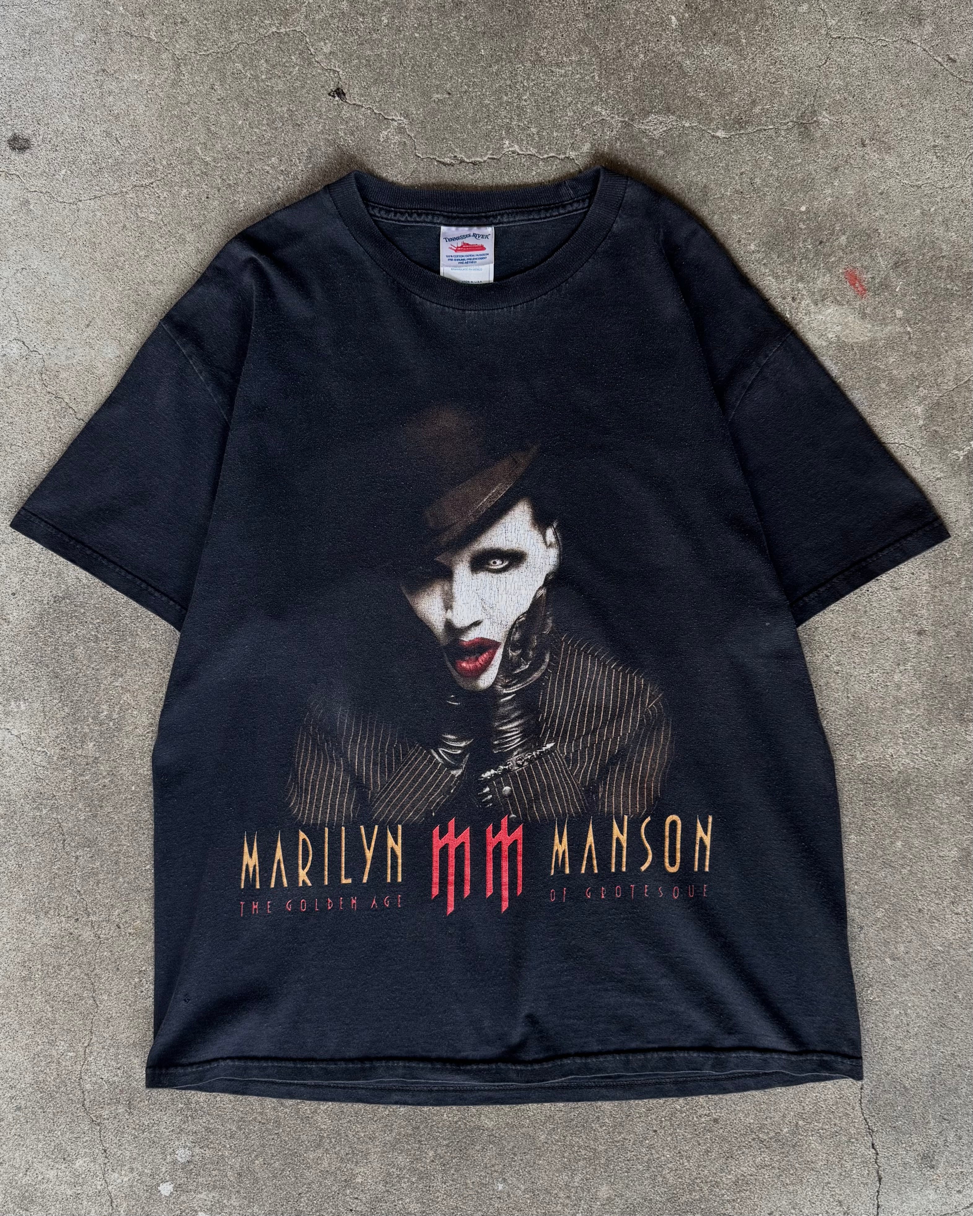 00’s Marilyn Manson
“The Golden Age of grotesque” tour t-shirt LARGE
