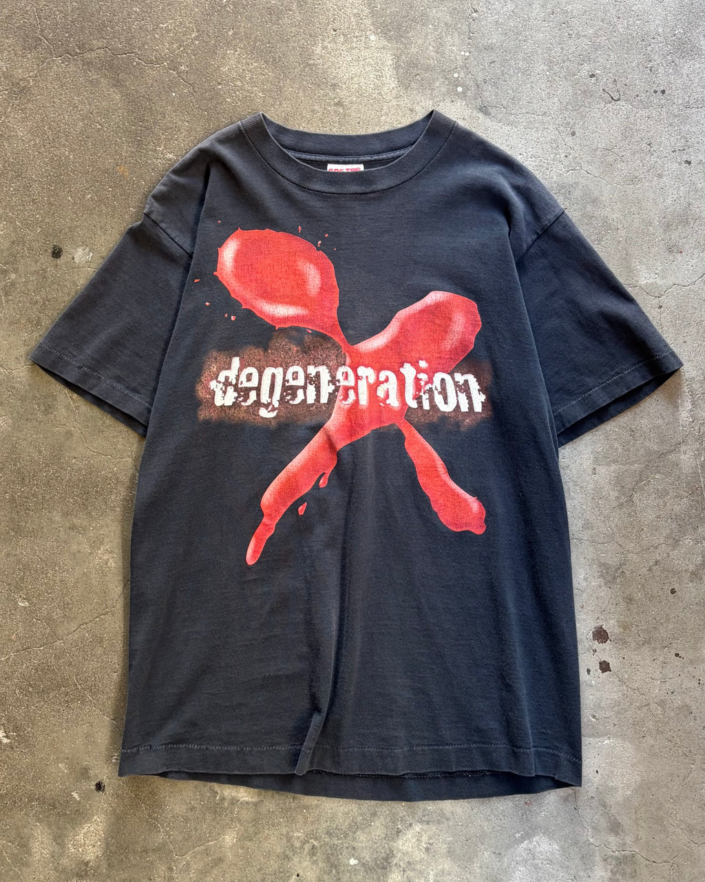 90’s-00’s “degeneration” pro wrestling t-shirt large
