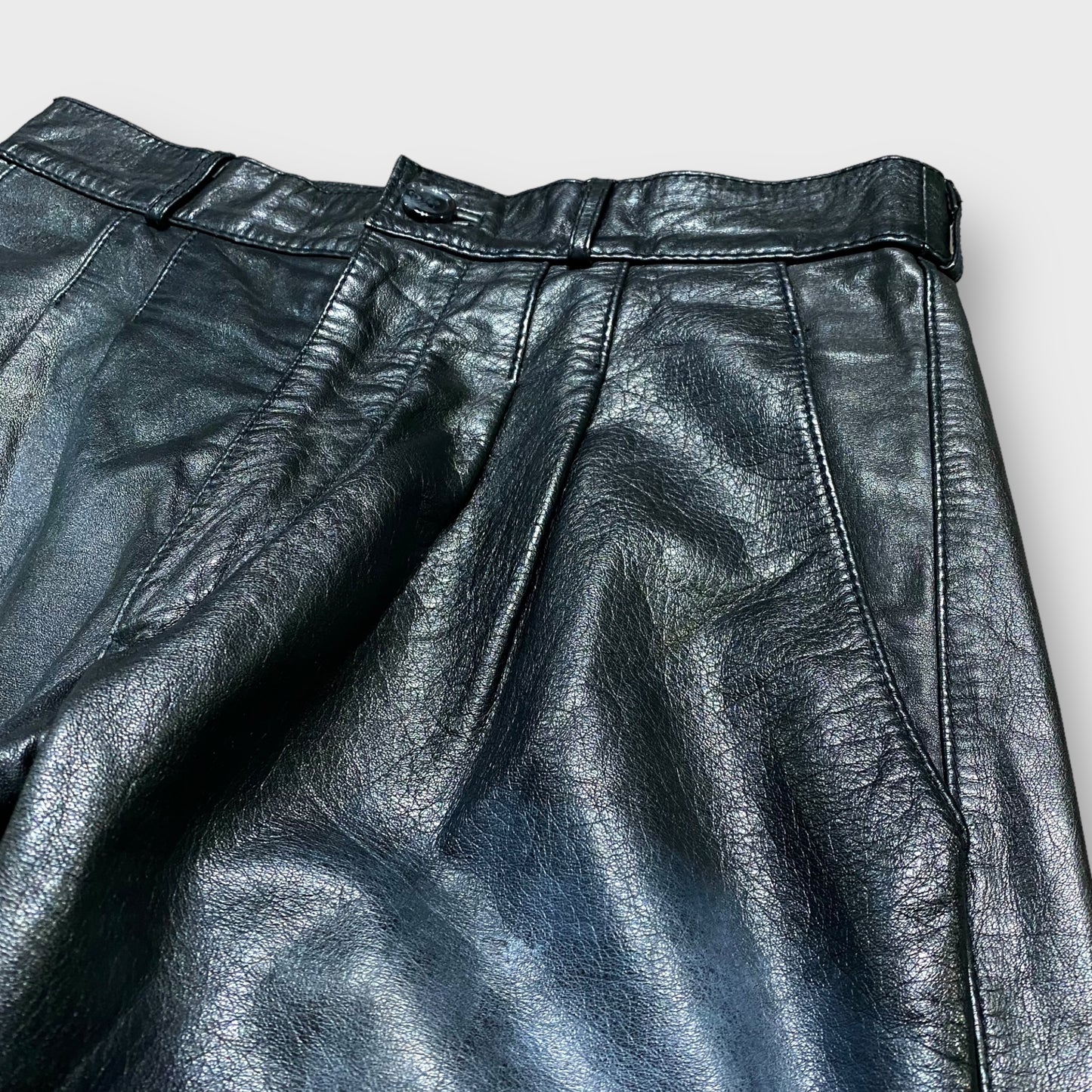 "GARSEL" Leather pants