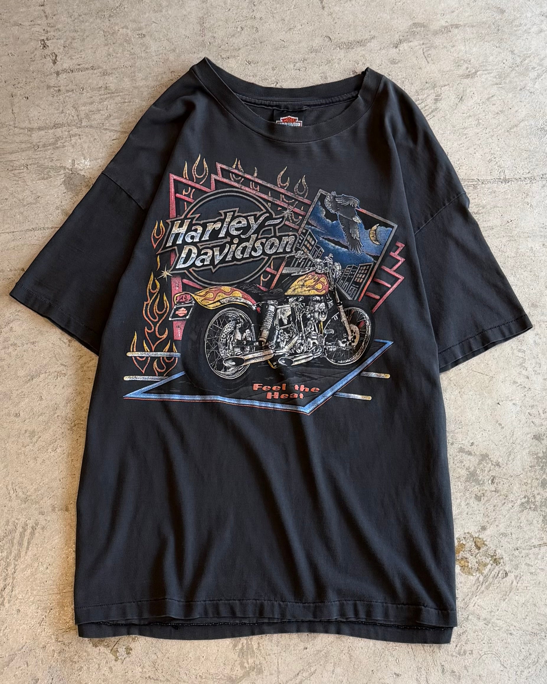 90’s “HARLEY-DAVIDSON” print t-shirt X-LARGE