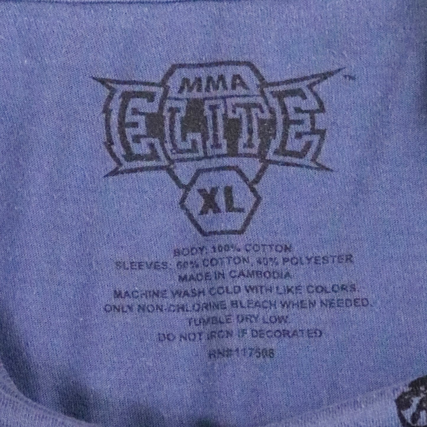 "MMA ELITE" Switching thermal knit t-shirt
