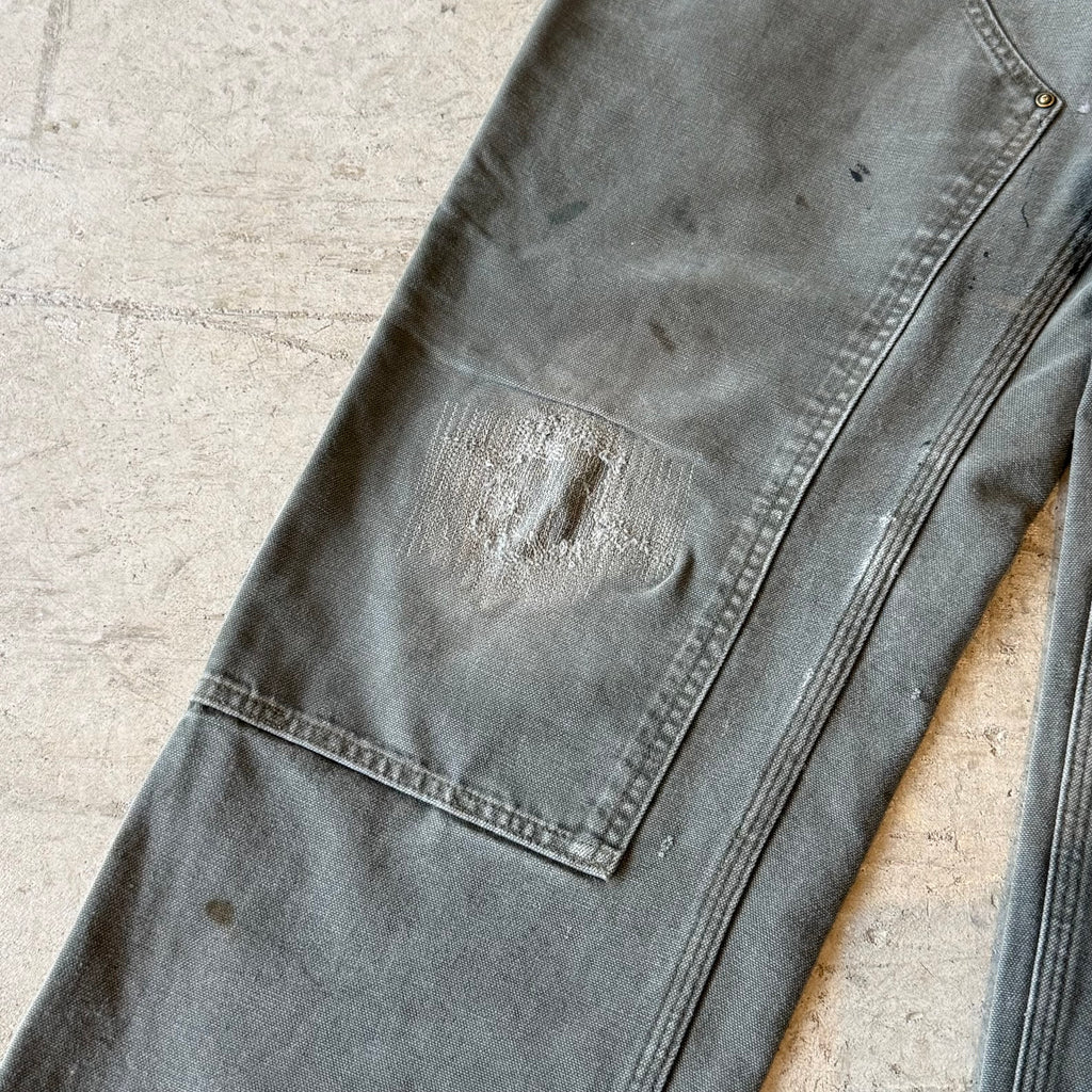 00's "Carhartt"faded double knee work wear pants 33×30
