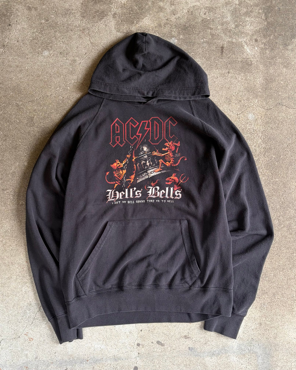 90’s “AC/DC” band hoodie large