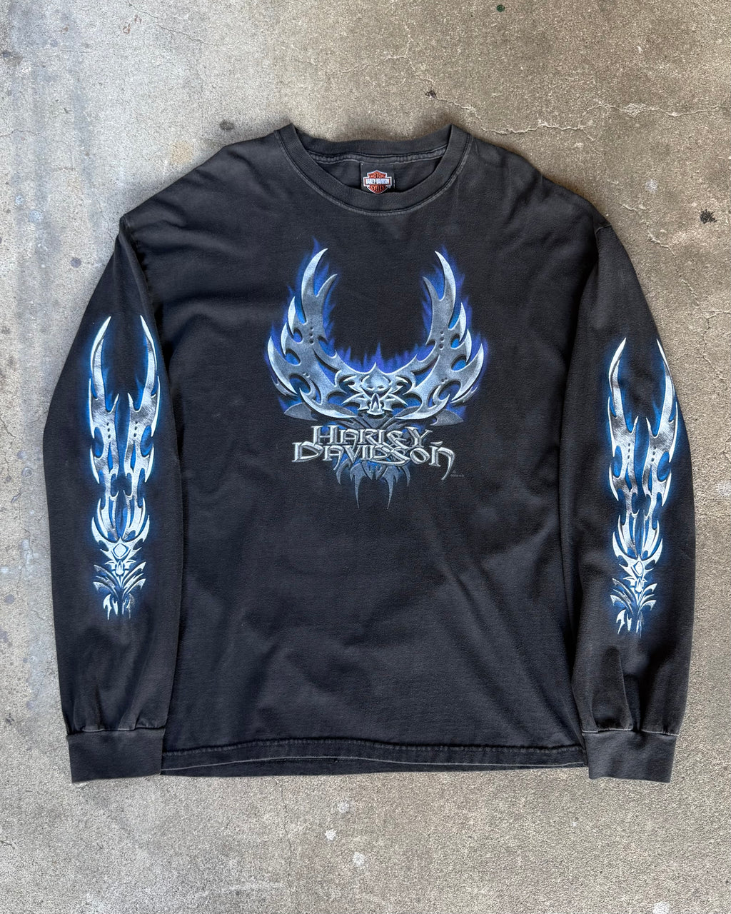 00’s “HARLEY DAVIDSON” l/s t-shirt