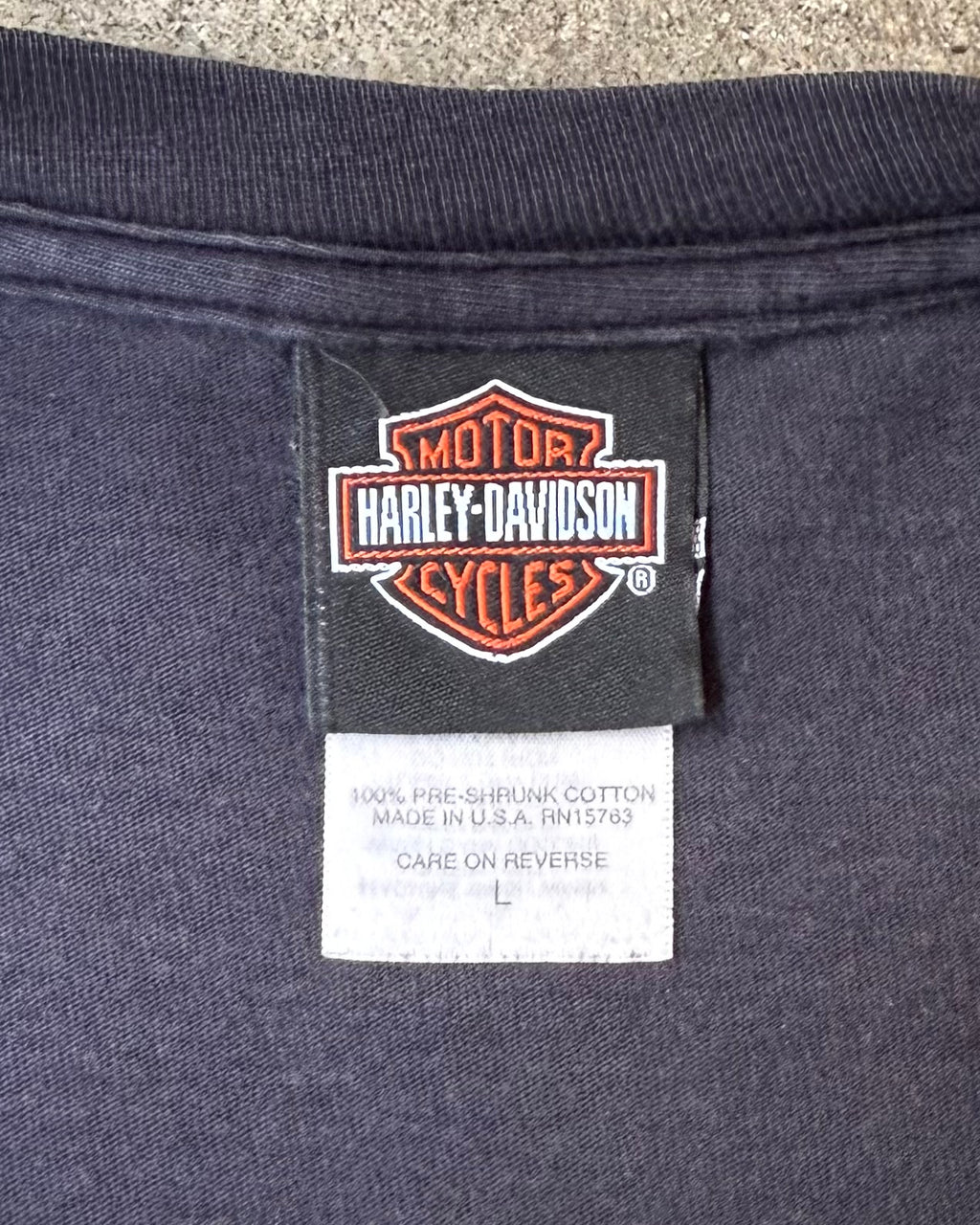00’s “HARLEY-DAVIDSON” l/s t-shirt LARGE