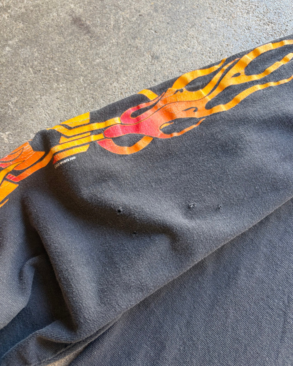 00’s  flame pattern l/s t-shirt