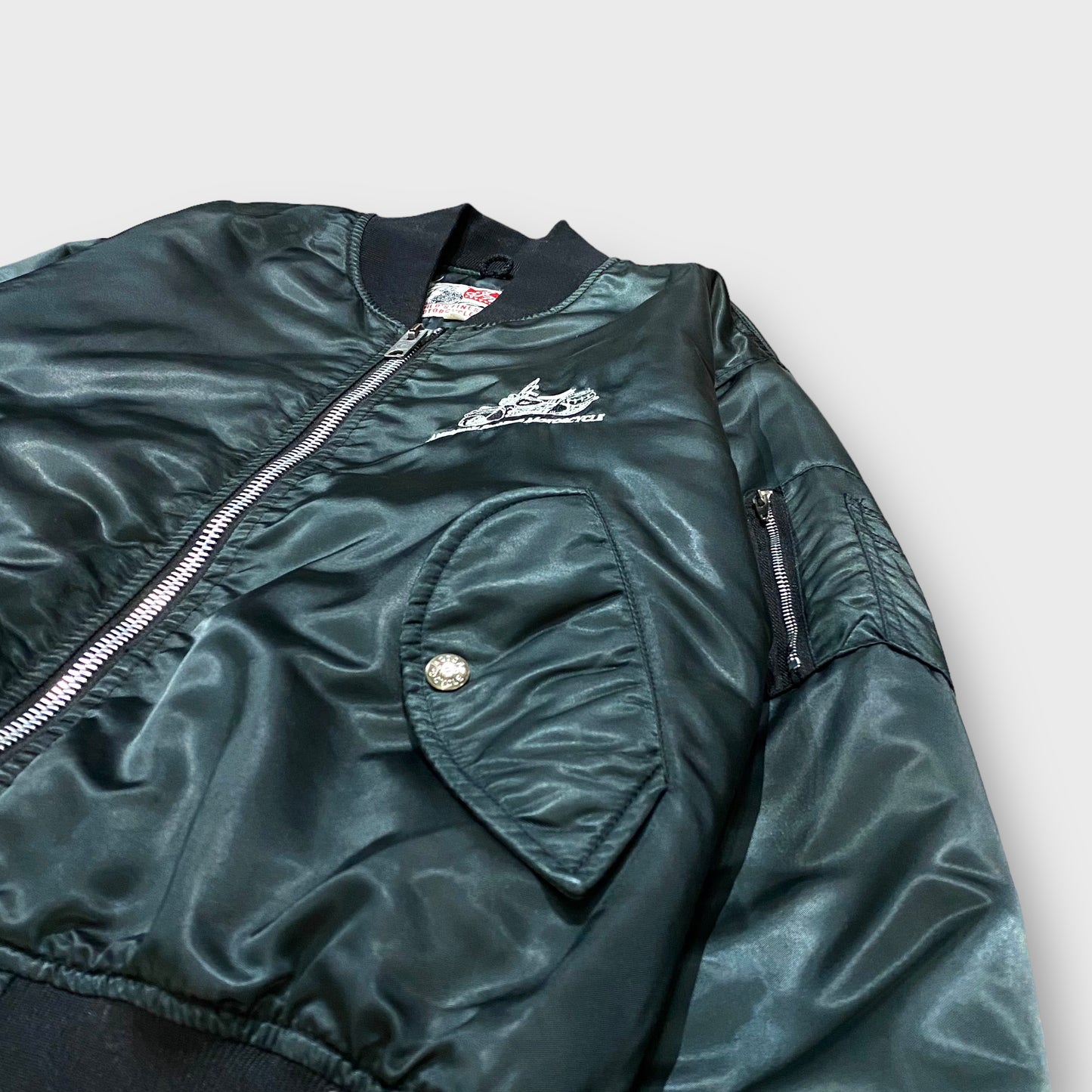 80’s "Indian motorcycle"MA-1 bomber jacket