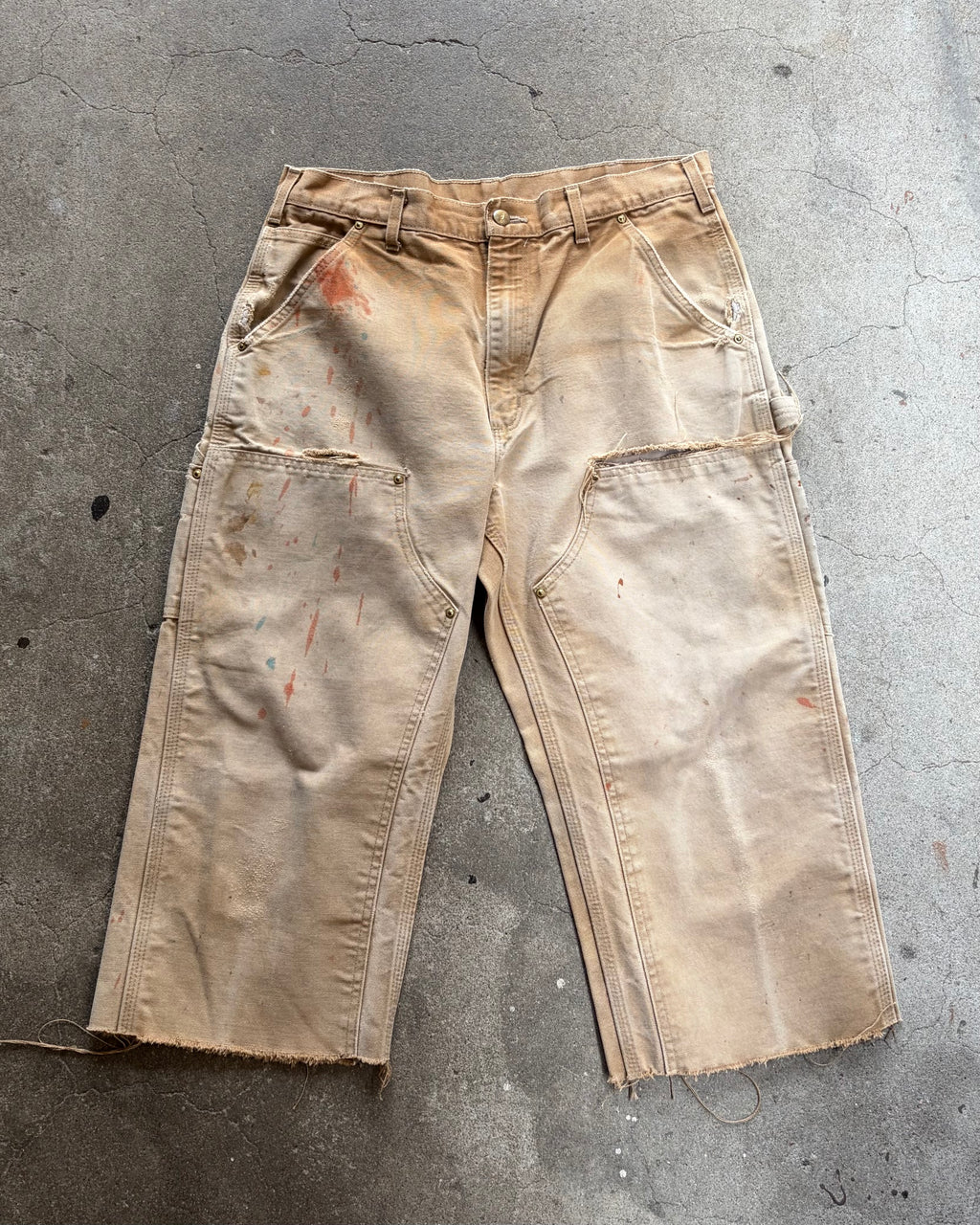 90-00’s “Carhartt” double knee cutoff short pants