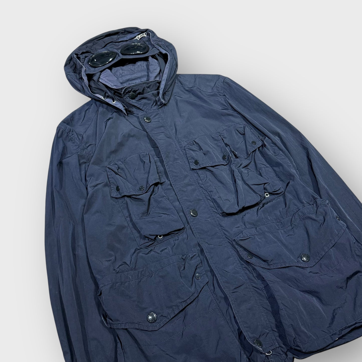00’s “C.P.COMPANY”nylon metal hooded jacket