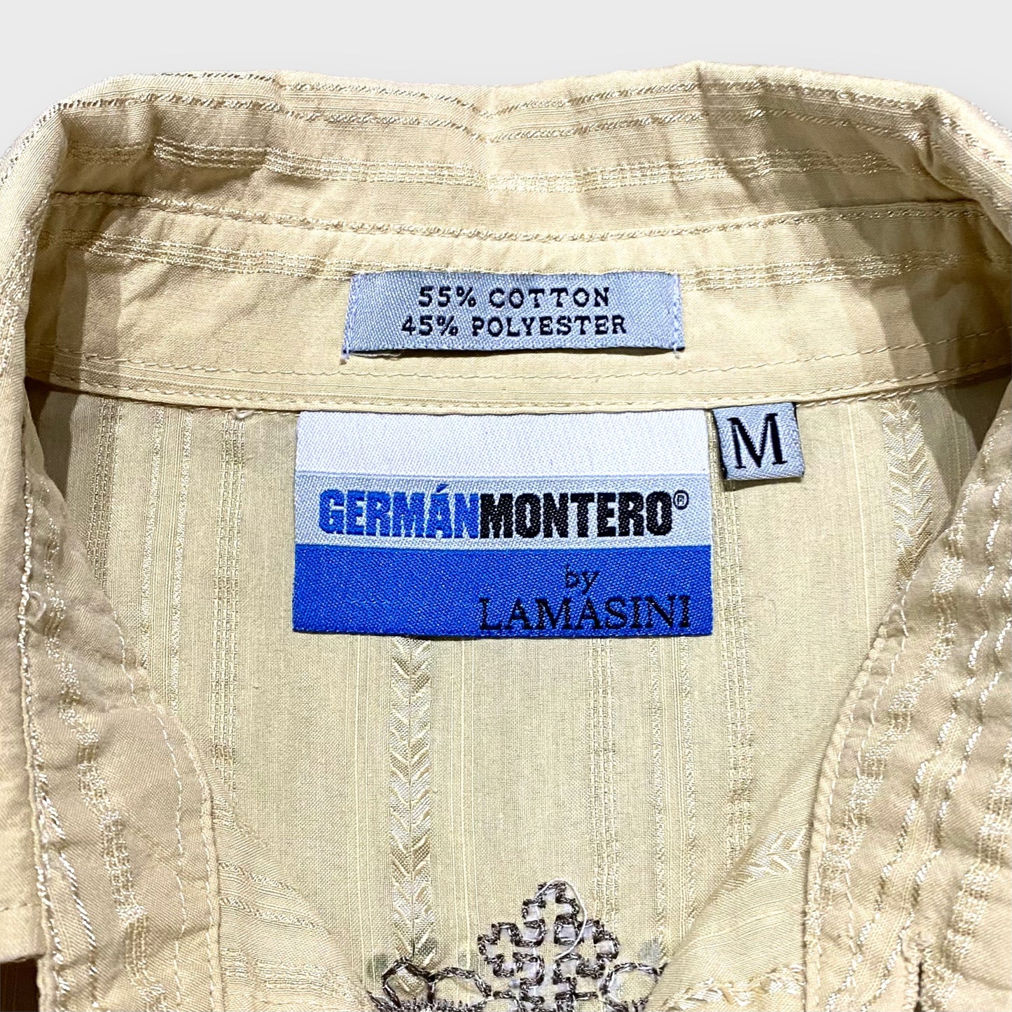 "GERMANMONTERO by LAMASINI" Ivy embroidery shirt
