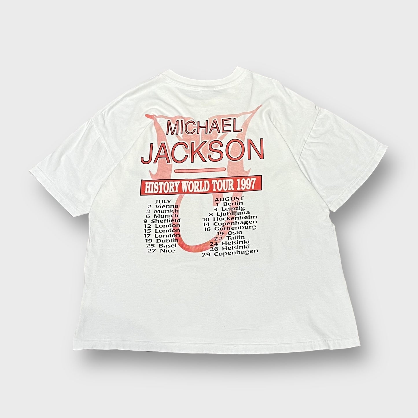 MICHAEL JACKSON “HISTORY WORLD TOUR 1997” t-shirt