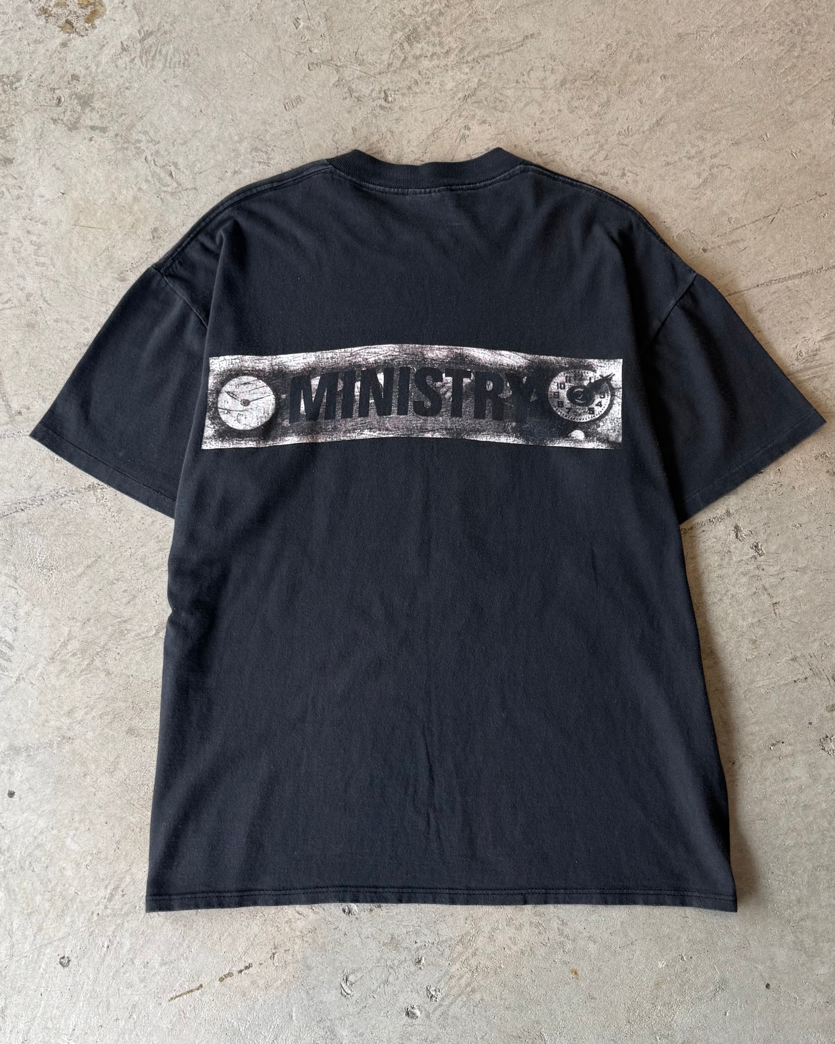 90's "MINISTRY"
band t-shirt x-large