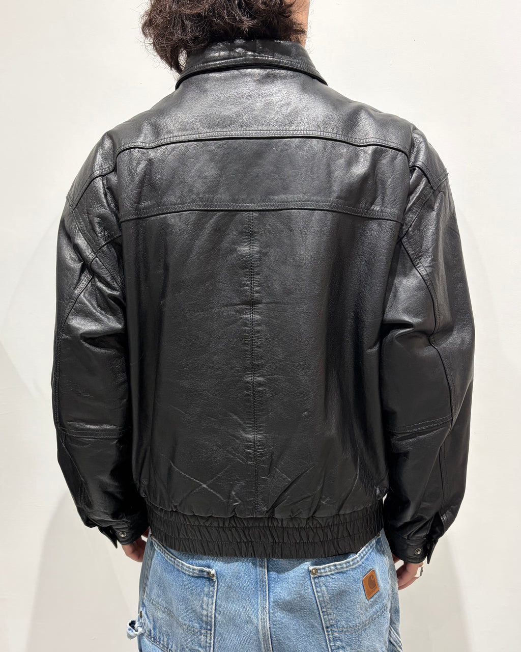 90-00’s “STJOHN'S BAY”
leather jacket medium