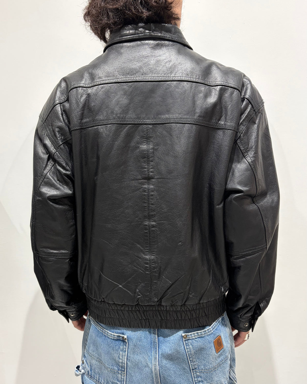 90-00’s “STJOHN'S BAY”
leather jacket medium