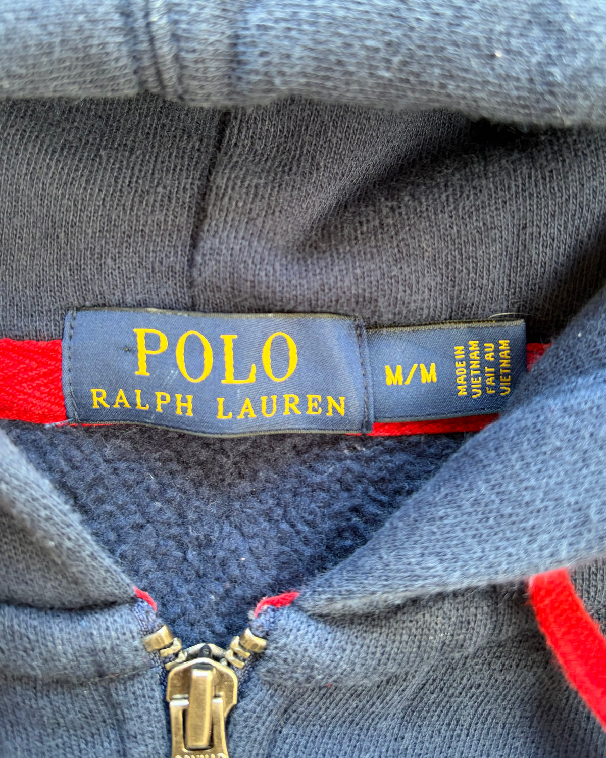 00’s “POLO RALPH LAUREN” zip up hoodie medium