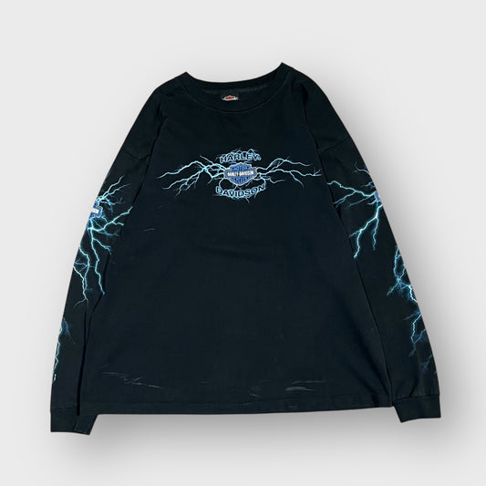 00's "HARLEY-DAVIDSON"
"Thunder" I/s t-shirt