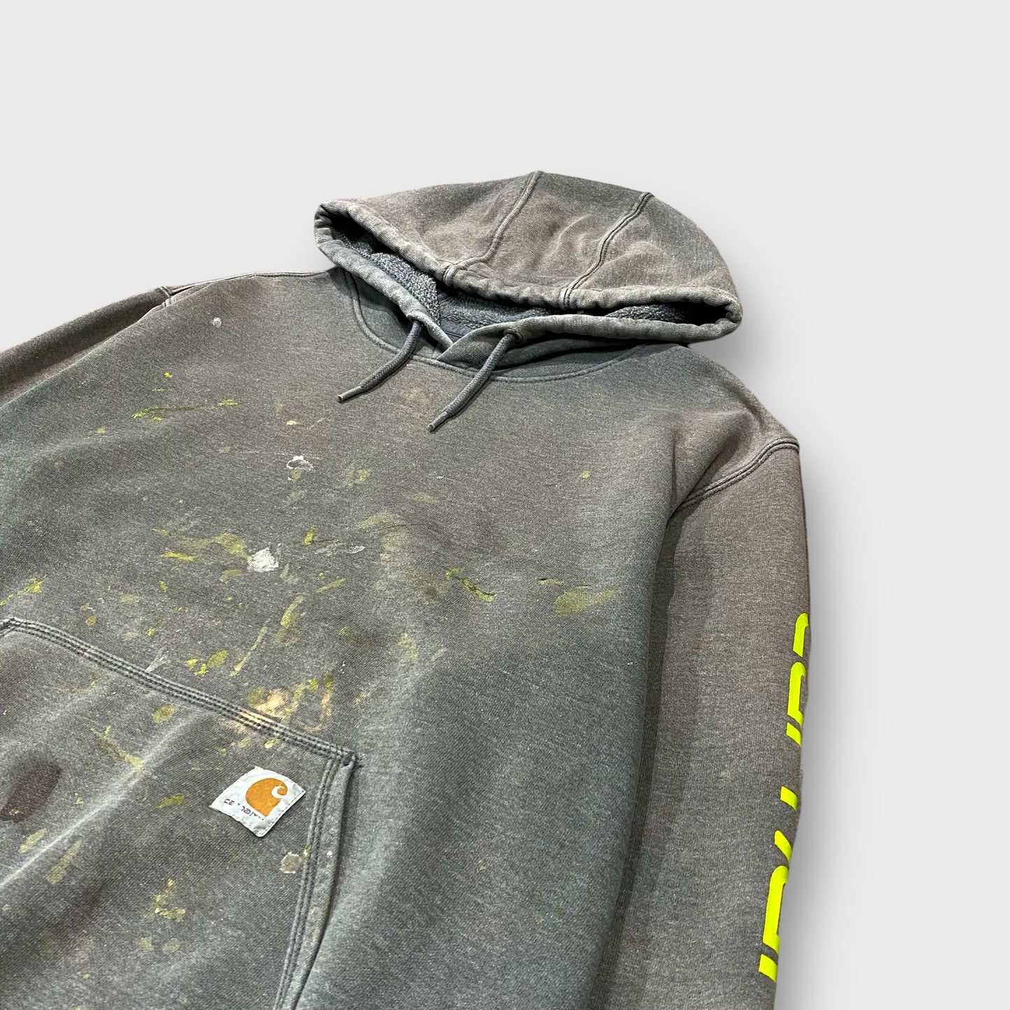 90-00's "Carhartt" Paint hoodie
