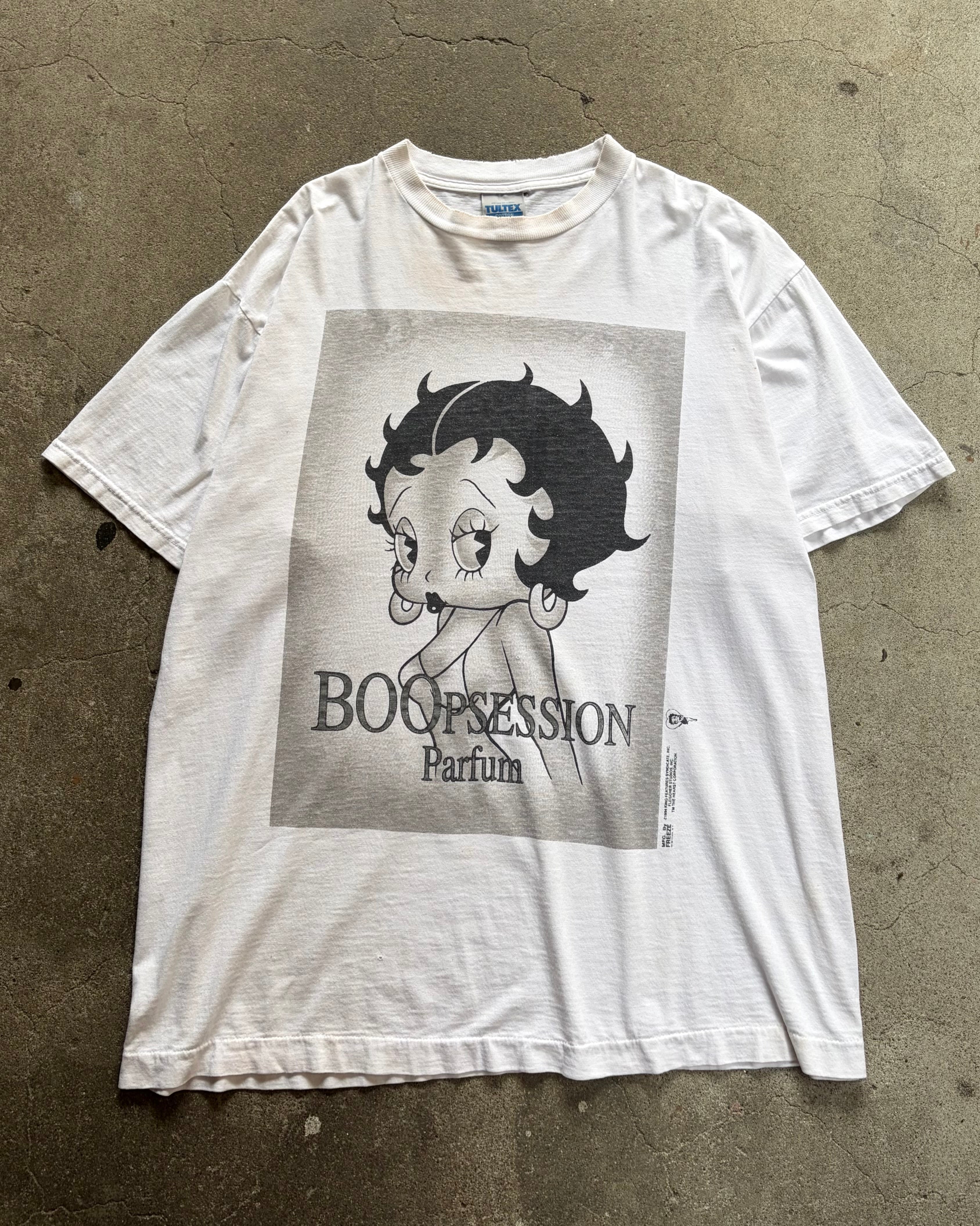 90’s Betty Boop
“Obsession” parody character t-shirt X-large