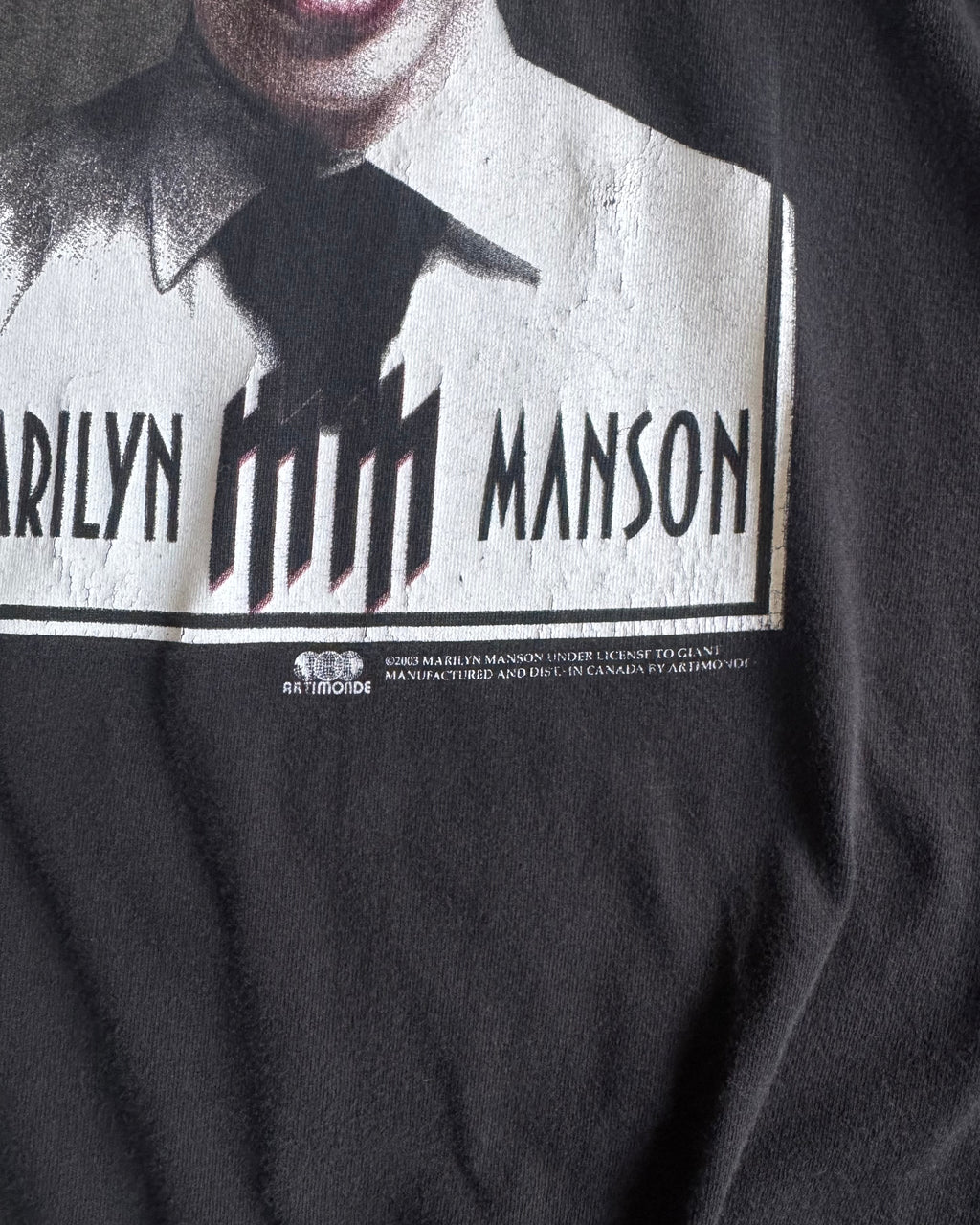 00’s “Marilyn Manson” band t-shirt X-LARGE
