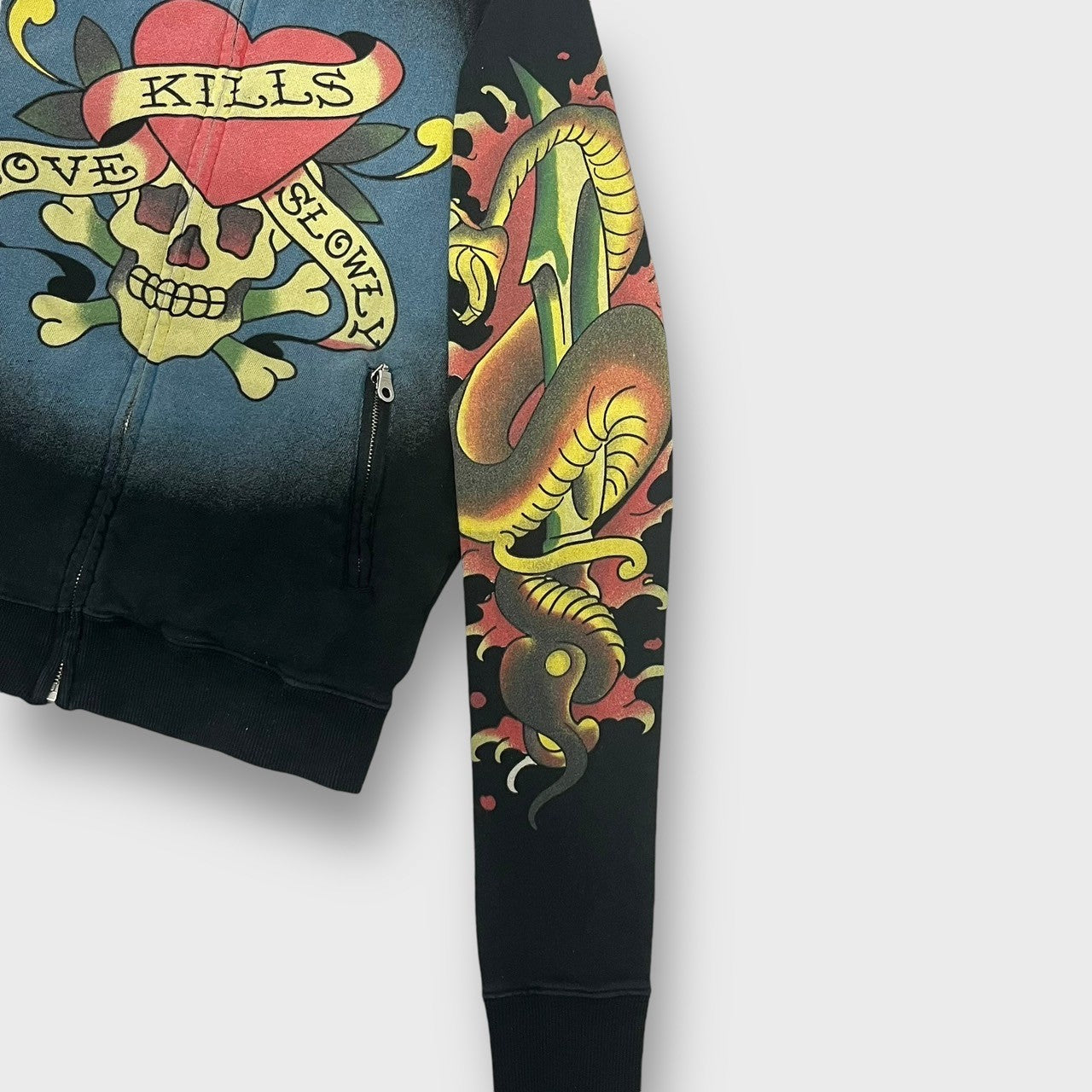 "Ed Hardy" zip up blouson