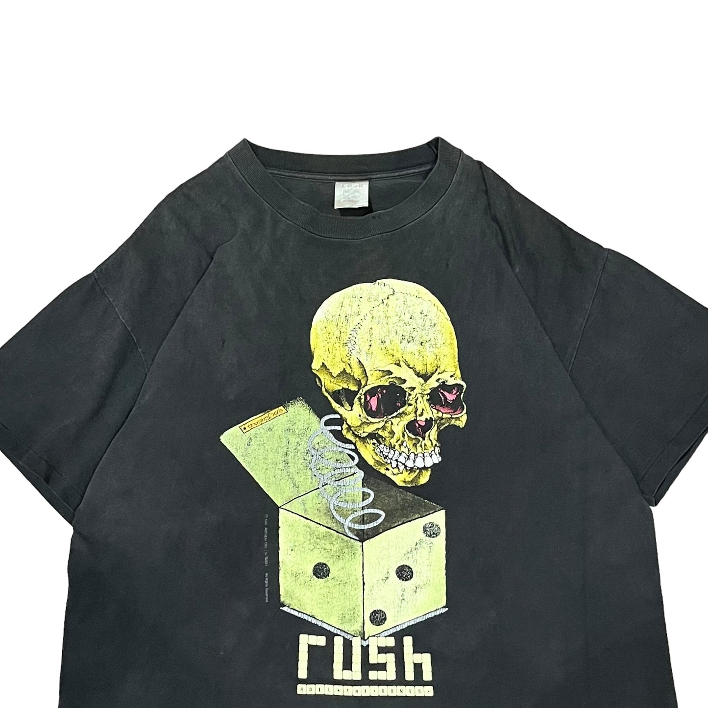 1991 RUSH “Pushead”
Roll the Bones album t-shirt