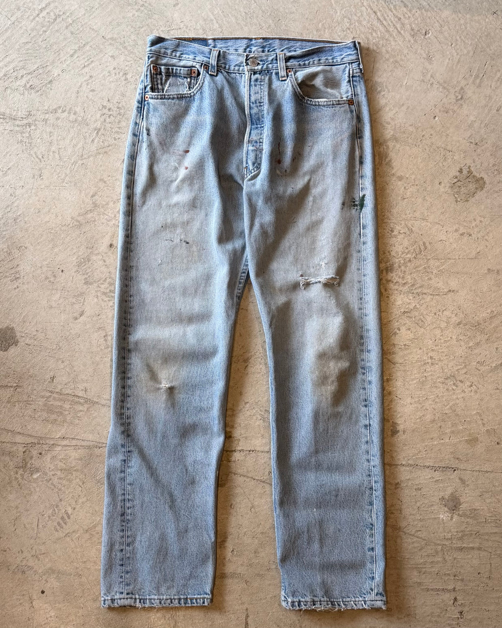 00’s Levi’s “501” damage denim pants