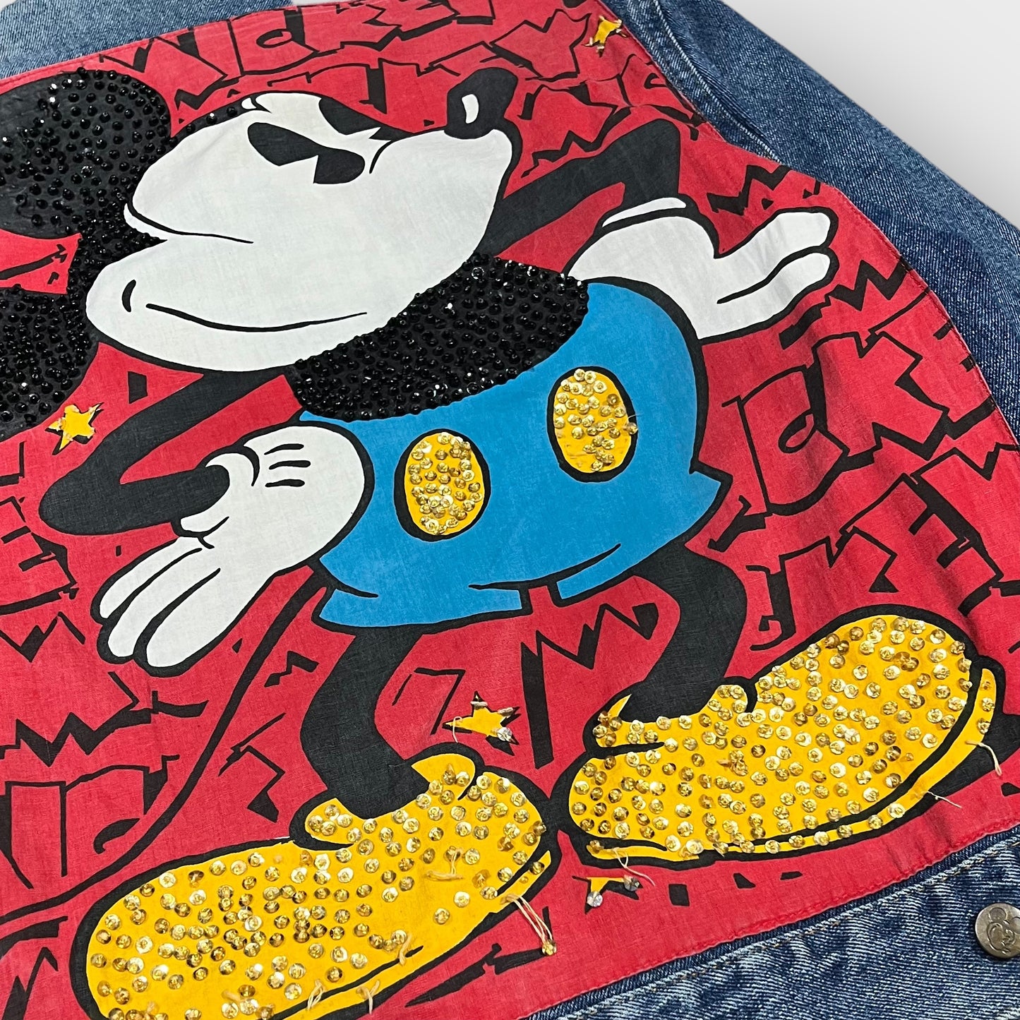 90’s Disney
back design denim jacket