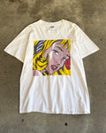 90’s Roy Lichtenstein “Girl With Hair Ribbon” art t-shirt large
