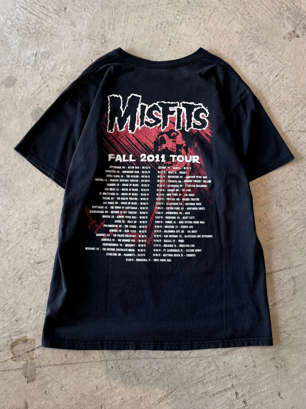 00’s Misfits
“FALL 2010” tour t-shirt