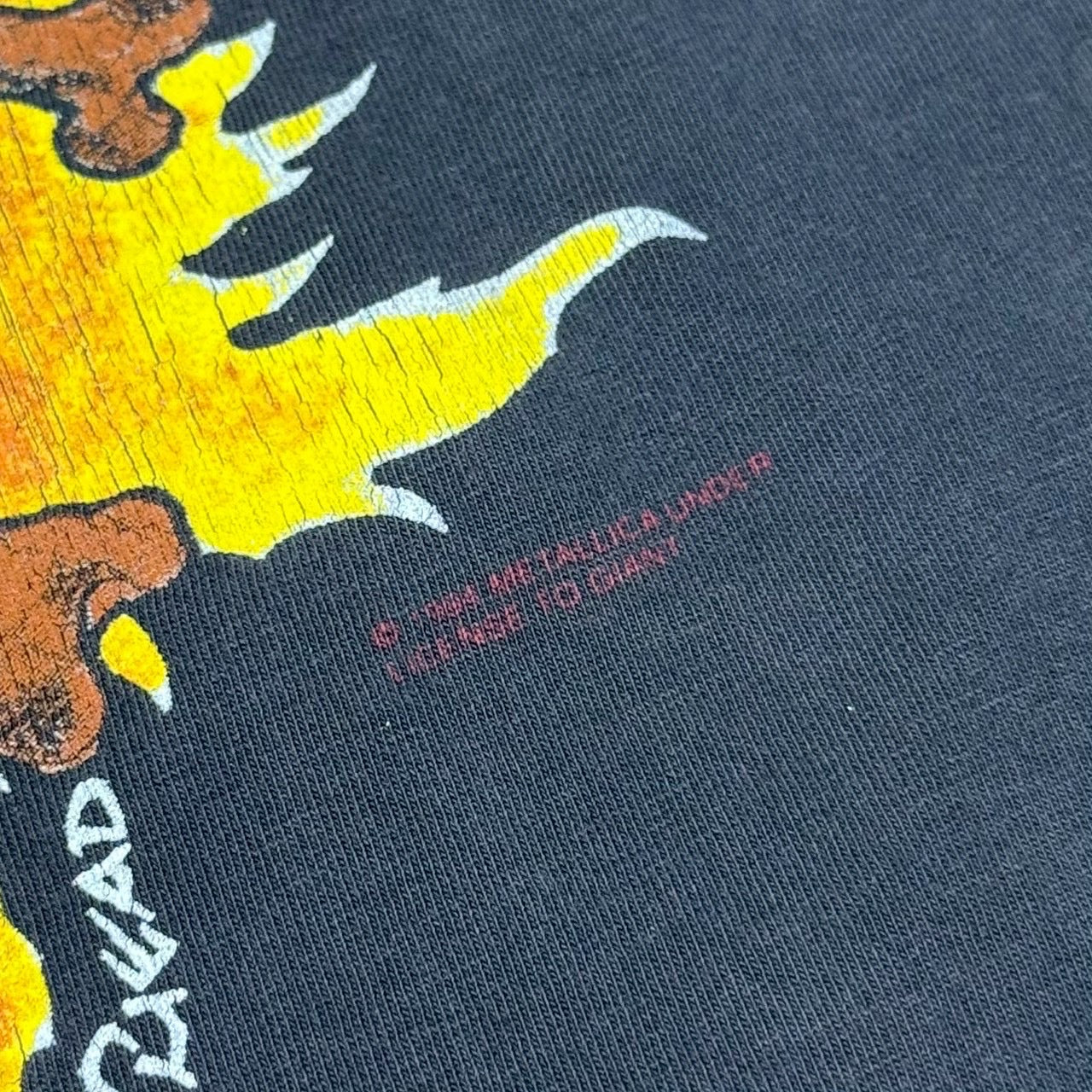 90’s “METALLICA”
“Flaming Flower Skull” pushead t-shirt