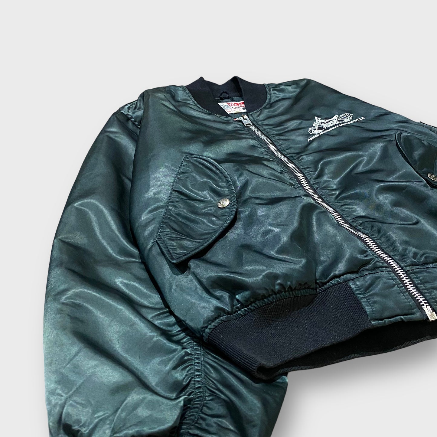 80’s "Indian motorcycle"MA-1 bomber jacket