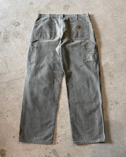 00's "Carhartt"faded double knee work wear pants 33×30