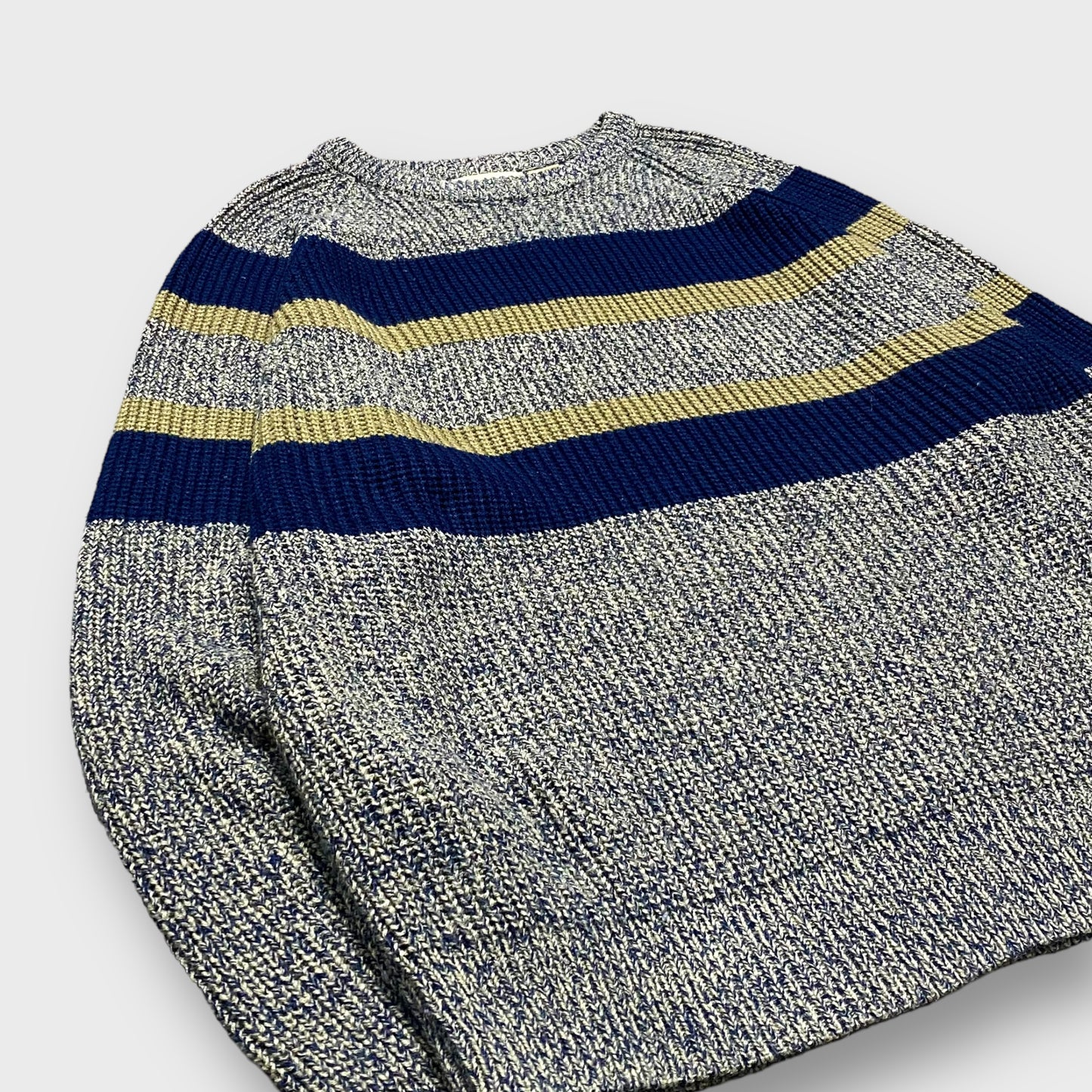 90's "ST JOHN'S BAY" Wide border pattern knit sweater