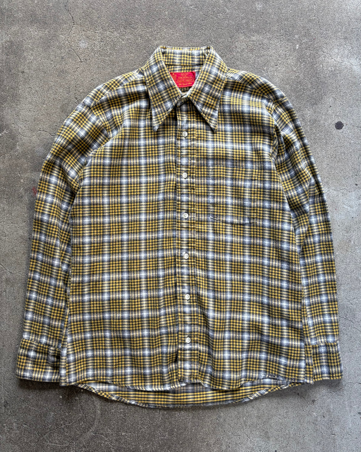 60-70’s “PERMA-PREST” flannel shirt