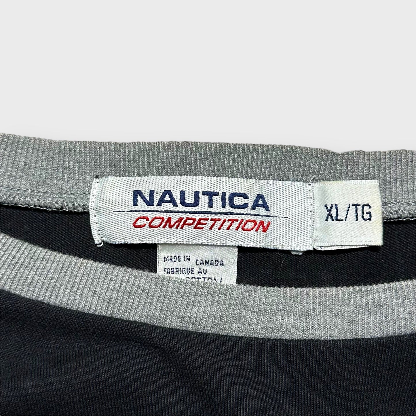 "NAUTICA" Side line cut sew