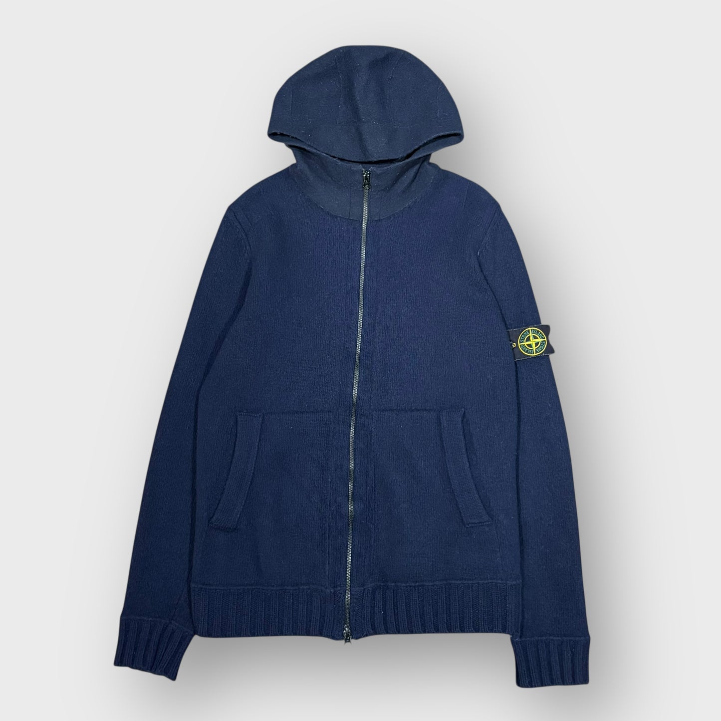 00’s “STONE ISLAND” knit zip hoodie