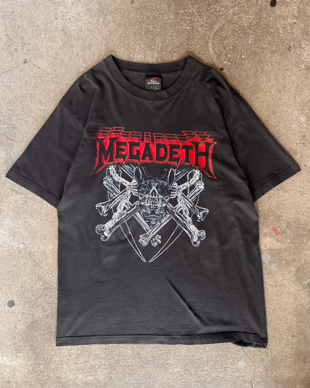 00’s “MEGADETH”
band t-shirt LARGE