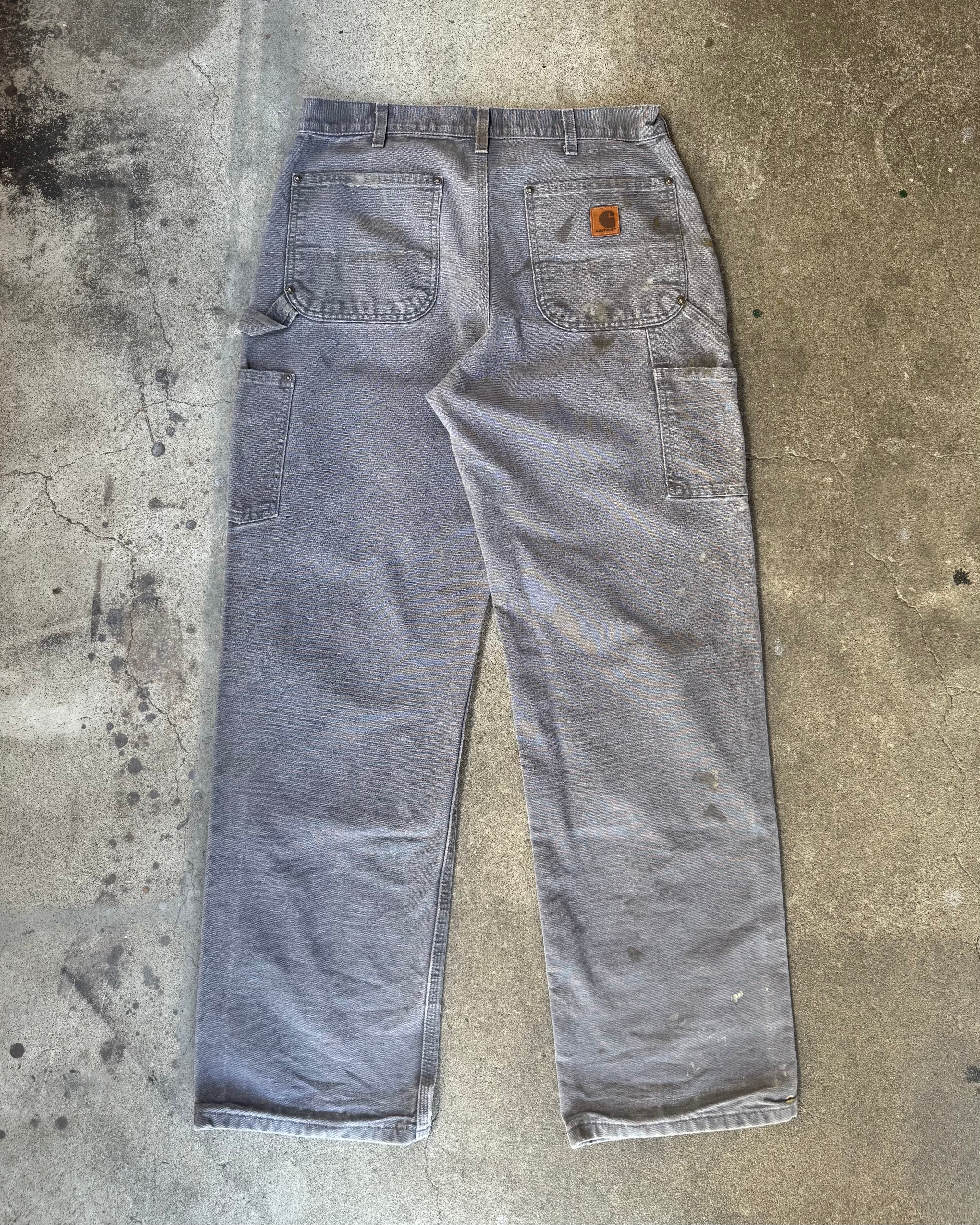 00’s “Carhartt”faded double knee work wear pants 33×32