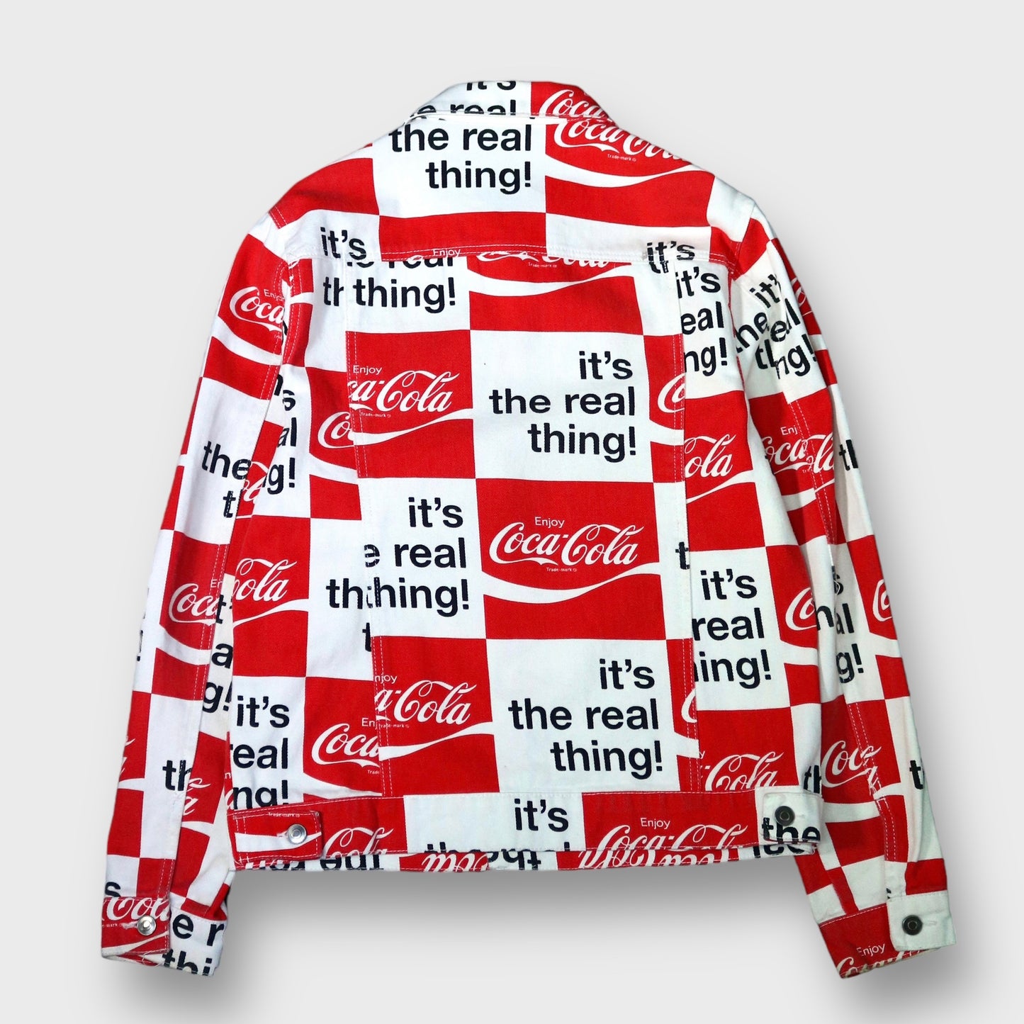 "Coca-Cola" patch work denim jacket